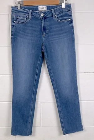 Paige Women's Brigitte raw hem jean thumbnail 1