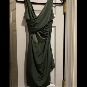 Hello Molly Green Wrap Bodycon Dress thumbnail 3
