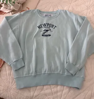 Nautica Light Blue Newport Graphic Crew Sweatshirt thumbnail 1