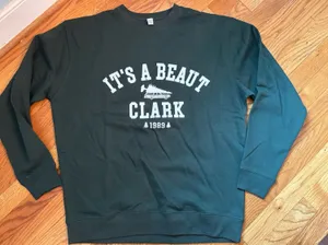 Clark 'It's a Beaut' Dark Green Crewneck Christmas Sweatshirt Large thumbnail 1