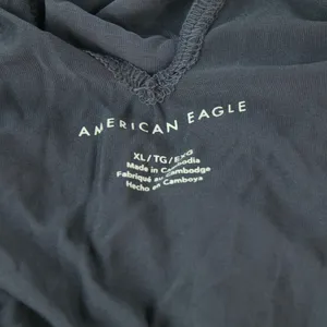 American Eagle Outfitters Gray Tank Top with Tie Back Womens Size XL - NEW thumbnail 3