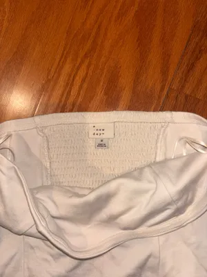 A New Day White Corset Structured Tube Top thumbnail 3