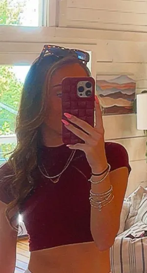 Red Woven Phone Case thumbnail 3