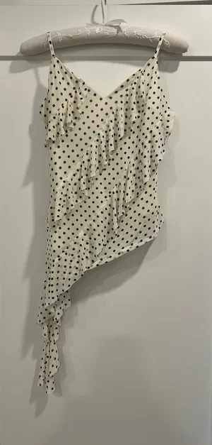 Polka dot tank top White Size M thumbnail 1