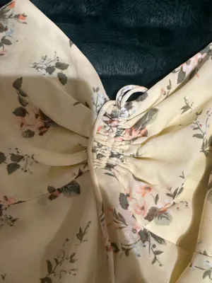 Yellow Floral Dress Abercrombie thumbnail 2