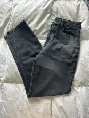 American Eagle Dark Wash Mom Jeans thumbnail 2