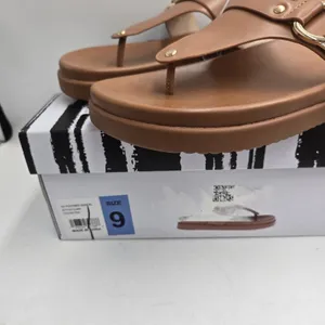 Dolce Vita Women's Footbed Sandal US Size 9 Tan Ulani New In Box Light Brown thumbnail 6