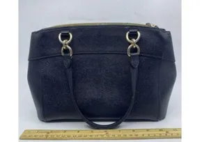 Coach Carryall Mini Brooke Light Goldblack Leather Cross Body Bag thumbnail 9