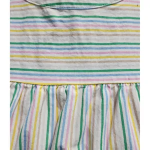J. Crew Striped Ruffle Neck Sleeveless Blouse Women's Size‎ 2 thumbnail 2