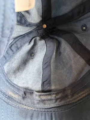Mouse Ears Blue Denim Baseball Hat Minnie Red Bow thumbnail 6
