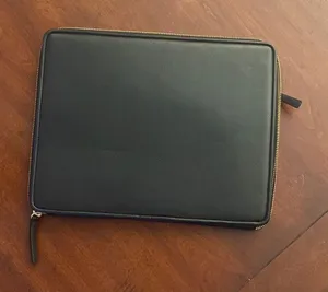 Black Zippered Laptop Sleeve thumbnail 1