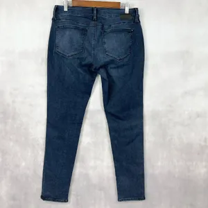 Mavi Jeans Womens 31/30 Alexa Mid Rise Skinny Dark‎ Wash Classic Stretch Ankle thumbnail 2