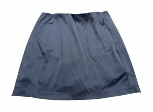 Tory Burch Sport Navy Blue Solid Golf Skirt Skort Women's Size Medium thumbnail 1