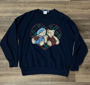Land N Sea Vintage Plaid Bears Crewneck Sweatshirt Women’s Large thumbnail 1