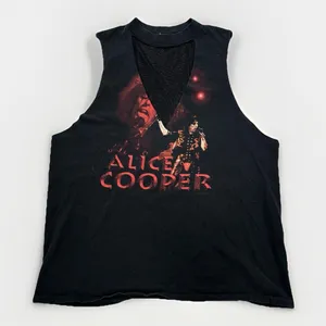 Furst Of A Kind Tank Top Womens Size Large Alice Cooper Goth Sleeveless thumbnail 1