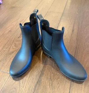 Sam Edelman Tinsley Black Rubber Rain Boots Size 7 - C54-100 thumbnail 1