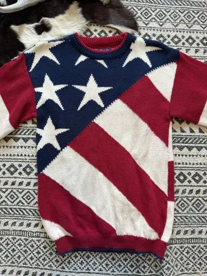 American Vintage Vintage 80s Old Glory sweater thumbnail 2