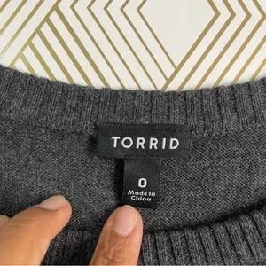 Torrid Pull over sweater SZ 0 12/L thumbnail 4