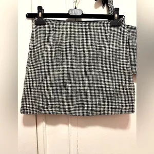 NWT $110 Abercrombie & Fitch Herringbone mini skirt and crop top set size small thumbnail 3