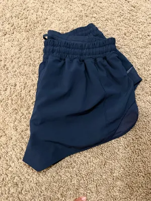 Navy Blue Lululemon Shorts Hotty Hot 2.5" Low-Rise thumbnail 2