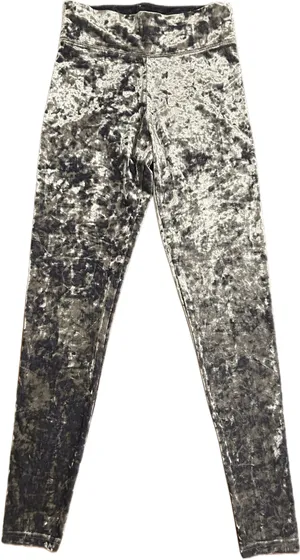 Aerie Blue Crushed Velvet Leggings thumbnail 2