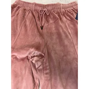 Universal Thread Womens High Rise Velour‎ Wide Leg Pants Mauve Pink 1X NWT thumbnail 2