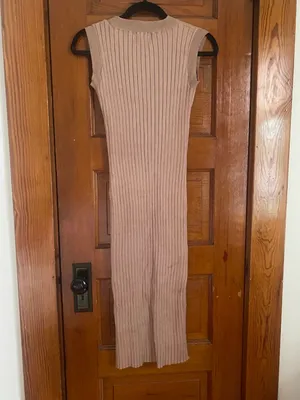 Knit Dress Tan thumbnail 3