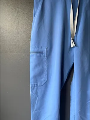 FIGS Technical Collection Light Blue Scrub Pants XXS thumbnail 5
