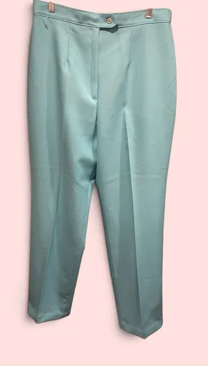 Vintage 70s baby blue Sears grannycore trousers golden girls costume thumbnail 1