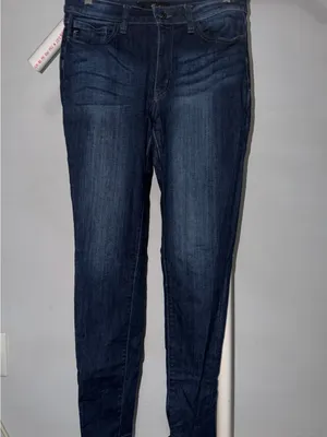 Dark Blue Women's Stretch Bootcut Jeans thumbnail 6