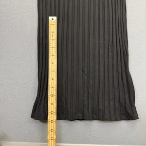 Reformation Black Ribbed Cutout Mock Neck Maxi Dress Size Medium M Long Slv‎ thumbnail 7