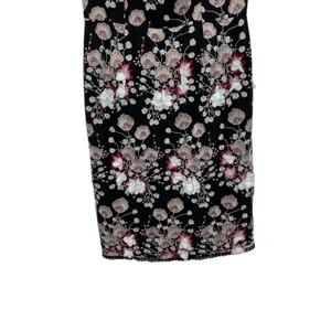 Dress‎ the Population Tara Floral Embroidered Black Multi Dress Size Large thumbnail 6