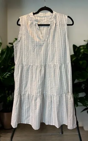 Cupshe NWT Striped Sleeveless Dress Large thumbnail 1