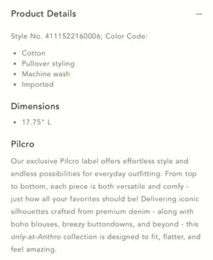 Anthropologie Pilcro Too thumbnail 5