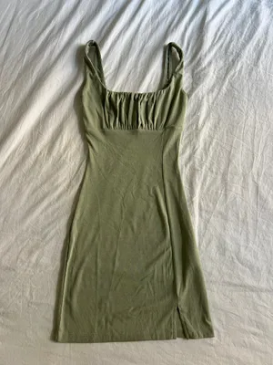 Princess Polly Cayden Mini Dress Green thumbnail 3