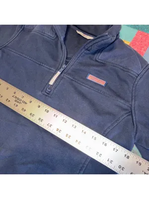 Vineyard Vines $98 Woman’s Small Shel Shirt Vineyard Navy Pullover thumbnail 8