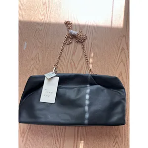 New Women’s A New Day Faux Leather Handbag 👜 Purse Black 7”x13”x7 thumbnail 8