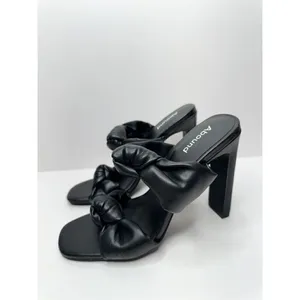 ABOUND Rainey Knotted Heeled Sandal in Black Size 5.5 Square Open Toe Heels‎ thumbnail 5