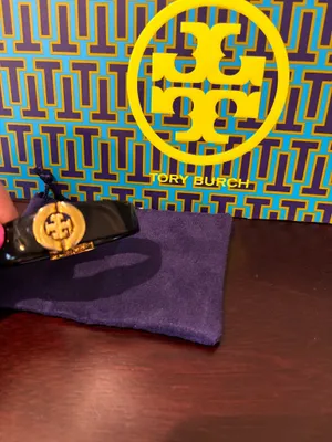 Tory Burch Black Resin Cuff Bracelet thumbnail 7