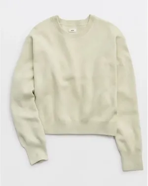 Aerie Cropped Crew Sweater thumbnail 1
