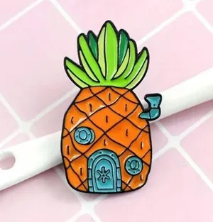 SpongeBob SquarePants pineapple pin￼ Orange thumbnail 6