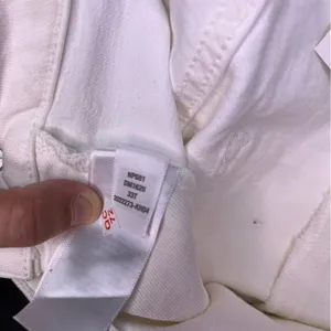 Madewell Curvy Emmet Wide Leg Jean 33 Tall Cropped Tile White NWT High Rise thumbnail 16