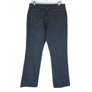Bandolino Blu Cali Modern Bootcut‎ Jeans Womens 10 Dark Blue Stretch Denim thumbnail 2
