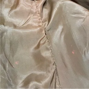 Vintage 70s Suede Leather Belted Mini‎ Trench Jacket Brown 9/10 thumbnail 4