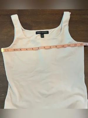Banana Republic Women’s Square Neck Nude Beige Sleeveless Bodysuit Size XXS thumbnail 6