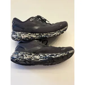 Brooks Ghost 15 Running‎ Shoes Womens 7.5 Grey Black Marbled Sneaker Lightweight thumbnail 2