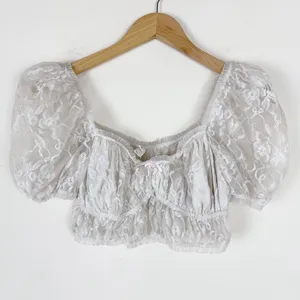 FOR LOVE & LEMONS white Belle Long Line Bra thumbnail 5