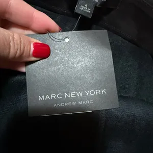 Marc New York Black Mini Skirt with Faux Leather Panels thumbnail 3