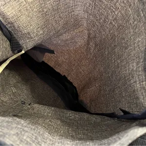 Leed's Foldover Tote Bag Shoulder Bag Gray Blue Netsuite NSW 14 Accenture Pocket thumbnail 10