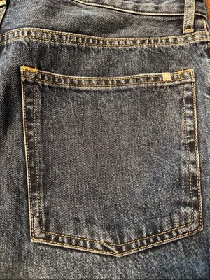 Everlane Women's Way-High Jean Medium Washed Blue button fly Size 30 NWT thumbnail 8